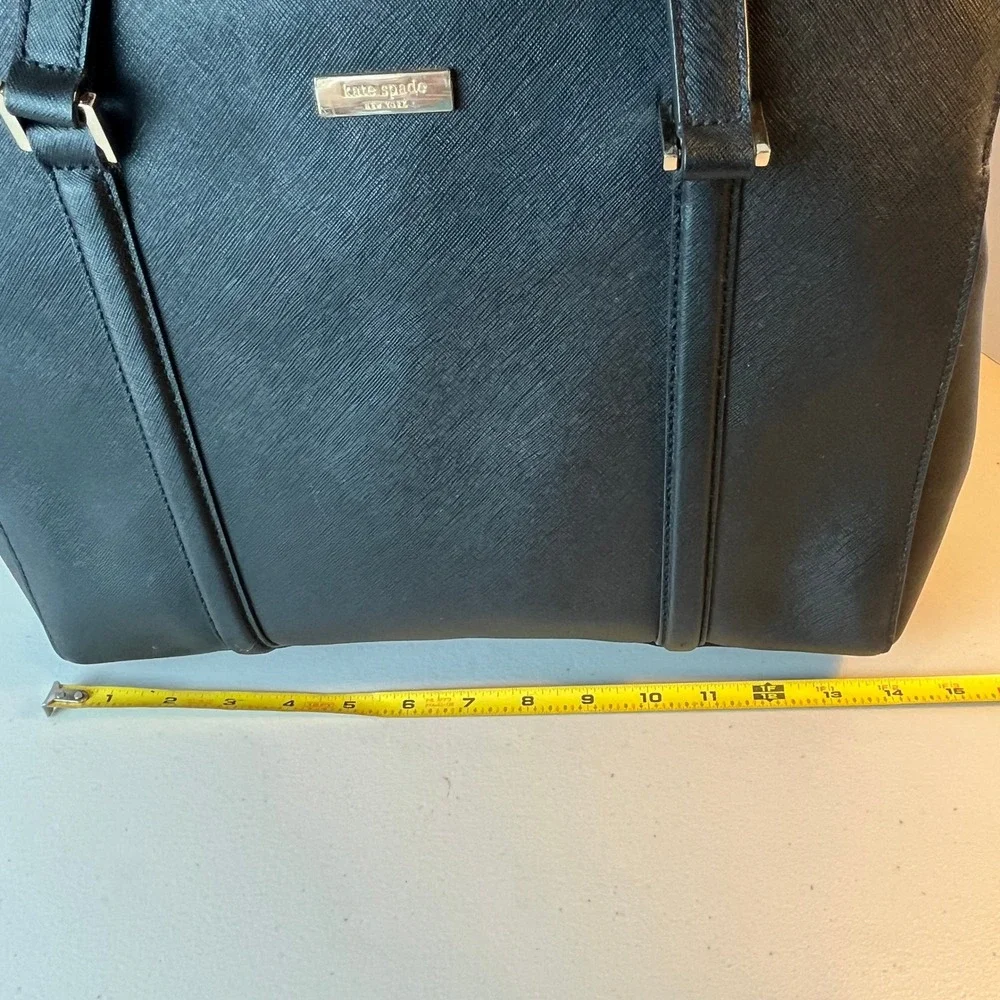 Kate Spade Newbury Lane Briar‎ Tote Black Saffiano Leather Work Bag Large